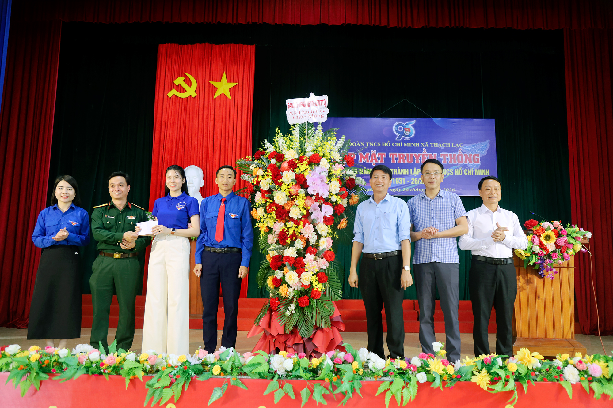 TUỔI TRẺ THẠCH LẠC TỰ HÀO TRUYỀN THỐNG 95 NĂM ĐOÀN TNCS HỒ CHÍ MINH