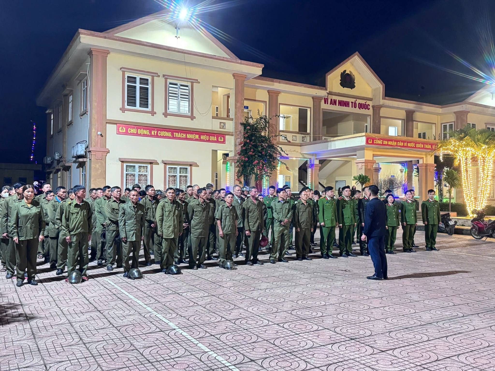 XÃ THẠCH LẠC BẢO ĐẢM AN NINH TRẬT TỰ CHO CUỘC BẦU CỬ 