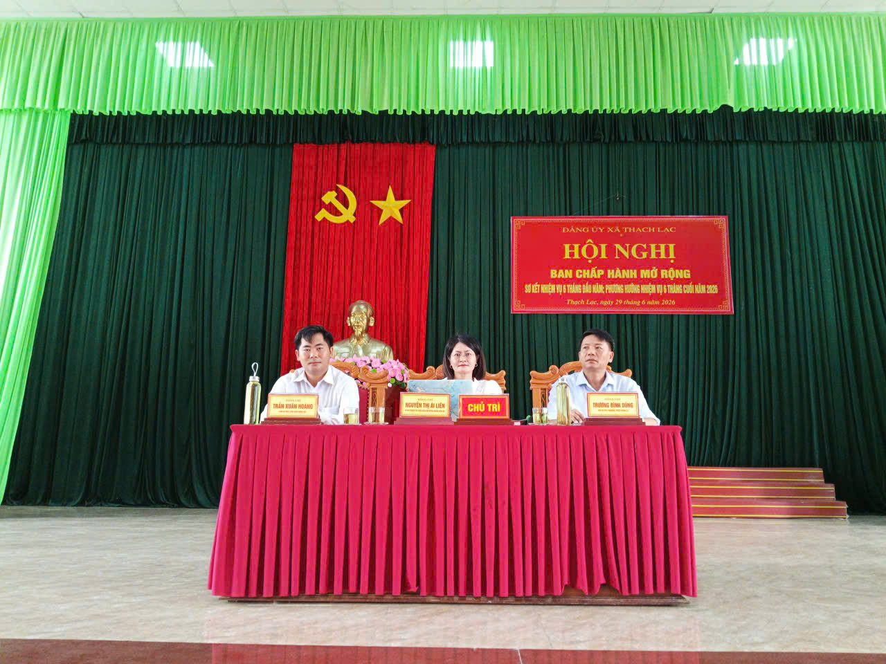 Đảng ủy xã Thạch Lạc: Tăng cường xây dựng Đảng, thúc đẩy phát triển kinh tế - xã hội