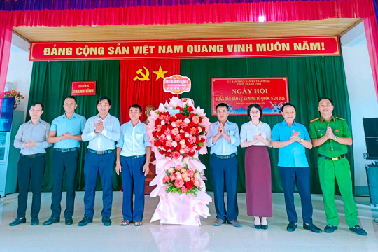 Ngày hội toàn dân bảo vệ an ninh tổ quốc tại thôn Thanh Vĩnh