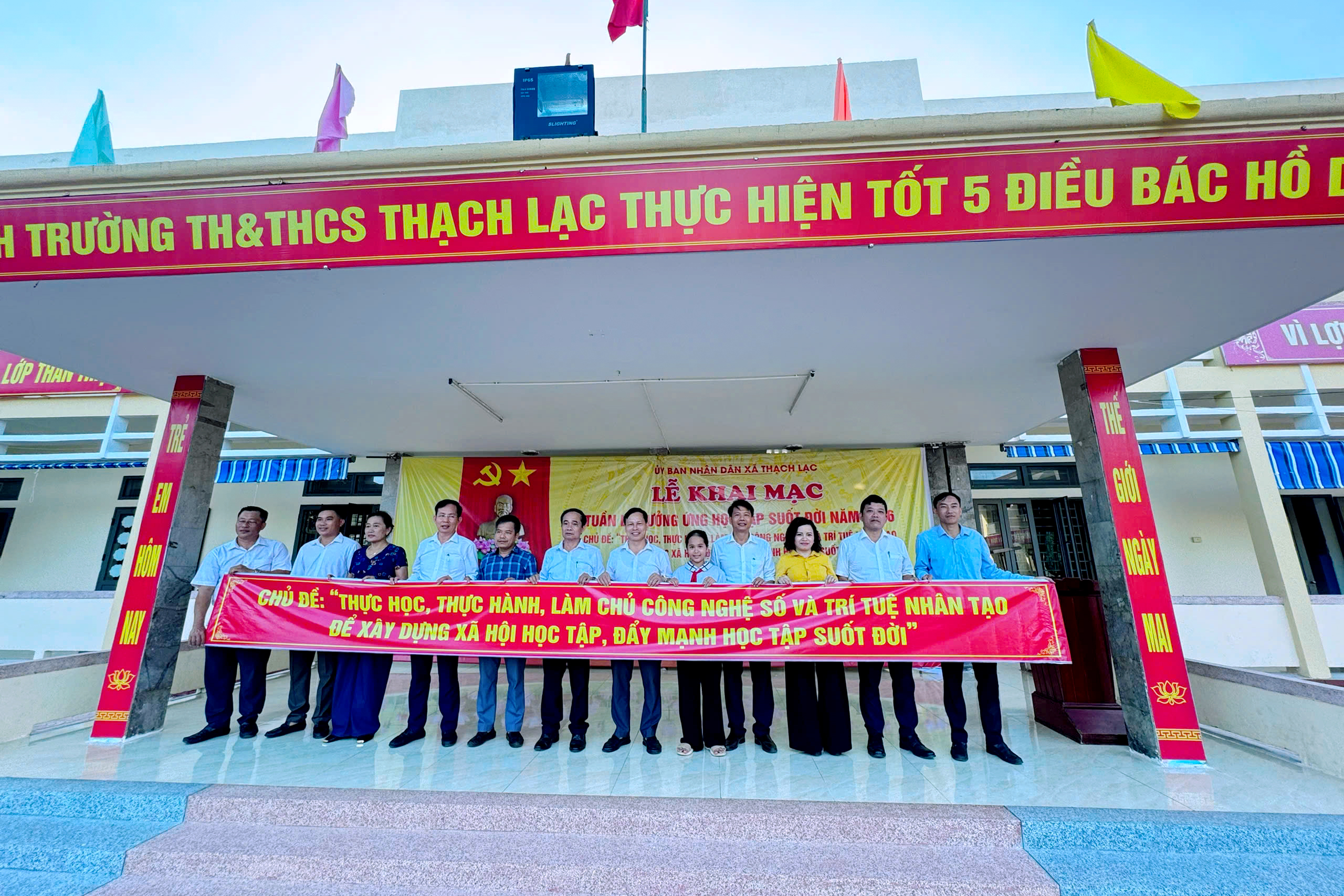 Thạch Lạc khai mạc Tuần lễ hưởng ứng học tập suốt đời năm 2026