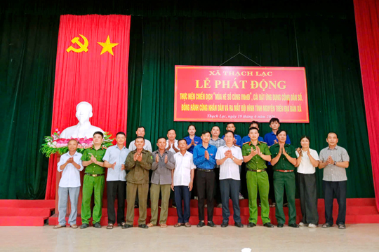 Thạch Lạc phát động chiến dịch “Mùa hè số cùng VNeID”, cài đặt ứng dụng công dân số