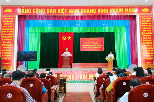 Đảng ủy xã Thạch Lạc tập huấn nghiệp vụ công tác xây dựng Đảng