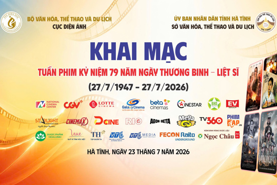 Thông báo tuyên truyền về Tuần phim kỷ niệm 79 năm Ngày Thương binh - Liệt sĩ (27/7/1947 - 27/7/2026)