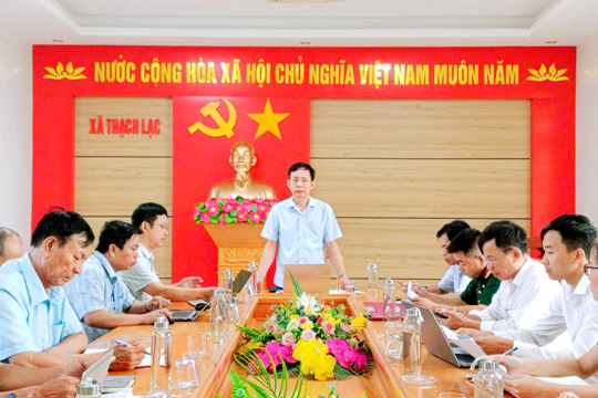 Chuẩn bị chu đáo Lễ đón nhận và an táng hài cốt Liệt sĩ Trần Minh Châu về quê hương Thạch Lạc 