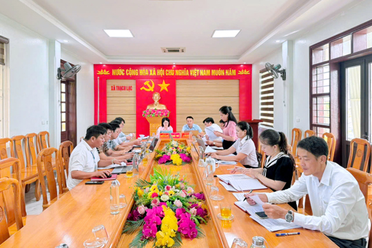 Thạch Lạc tổ chức hội nghị cho ý kiến nội dung, chương trình các kỳ họp HĐND xã khóa XXI