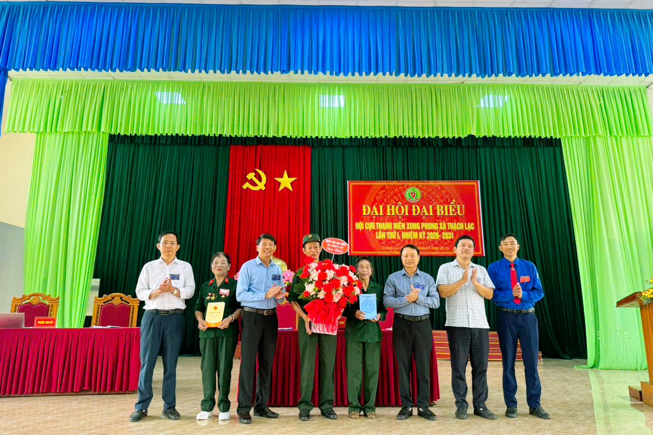 ĐẠI HỘI ĐẠI BIỂU HỘI CỰU TNXP XÃ THẠCH LẠC LẦN THỨ NHẤT
